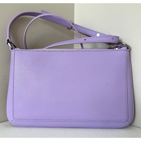 New Marc Jacobs Small Leather Crossbody Wisteria - Picture 4 of 5